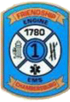 Friendship Fire Company badge.